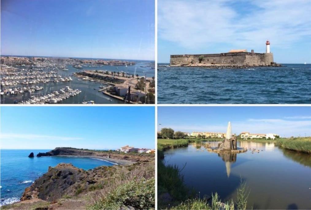 Maisonnette, 5 Pers, 500M Plage, Parking, Terrasse Agde Exterior foto